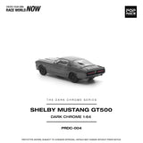 (Pre-Order) 1:64 Shelby Mustang GT500 -- Dark Chrome Series -- Pop Race