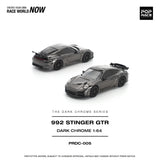 (Pre-Order) 1:64 Porsche 991 (992) Stinger GTR -- Dark Chrome Series -- Pop Race