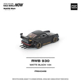 (Pre-Order) 1:64 RWB 930 (Porsche 911) -- "Stella Artois" Matte Black -- Pop Race