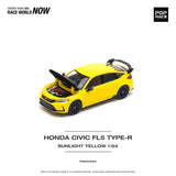 1:64 Honda Civic (FL5) Type R -- Yellow -- Pop Race