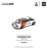 (Pre-Order) 1:64 BMW E30 PANDEM -- ENEOS White -- Pop Race