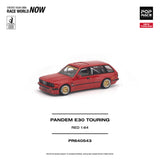 (Pre-Order) 1:64 BMW E30 Wagon PANDEM -- Red -- Pop Race