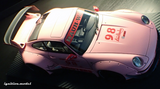 1:18 RWB 997 GT3 (Porsche 911) -- "Hooters" Pink -- Ignition Model IG3624