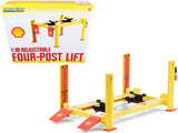 1:18 Adjustable 4-Post Hoist -- Shell Oil -- Greenlight