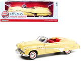 1:18 Rainman -- 1949 Buick Roadmaster Convertible - Yellow -- Greenlight
