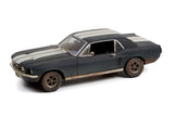 1:18 Creed (Weathered Edition) -- 1967 Ford Mustang Coupe - Black -- Greenlight
