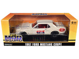 1:18 1967 Ford Mustang Coupe -- "The Mod Squad" White --  Greenlight