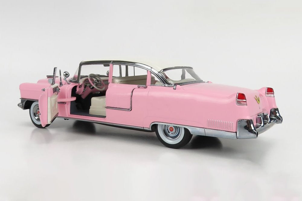 1:18 1955 Cadillac Fleetwood Series 60 -- Pink -- Greenlight