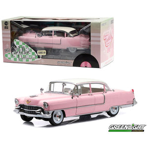 1:18 1955 Cadillac Fleetwood Series 60 -- Pink -- Greenlight