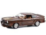 1:18 1978 Ford Mustang II King Cobra - Brown w/Orange/Gold Stripes -- Greenlight