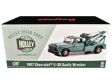 1:18 1967 Chevrolet C-30 Dually Wrecker Tow Truck -- Holley Speed Shop --  Greenlight