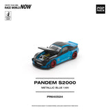 (Pre-Order) 1:64 Honda S2000 PANDEM -- Metallic Blue -- Pop Race