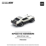 (Pre-Order) 1:64 Nissan Skyline GT-R (KPGC110) Kenmeri -- V8 Drift Car Police -- Pop Race