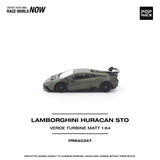(Pre-Order) 1:64 Lamborghini Huracan STO -- Verde Turbine Matte (Green) -- Pop Race
