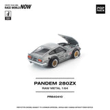 (Pre-Order) 1:64 Datsun 280ZX PANDEM -- Raw Metal Finish -- Pop Race