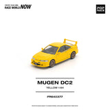 (Pre-Order) 1:64 Honda Integra DC2 MUGEN -- Yellow -- Pop Race