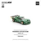 (Pre-Order) 1:64 Lotus Elise PANDEM -- Green -- Pop Race