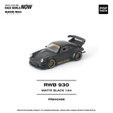 (Pre-Order) 1:64 RWB 930 (Porsche 911) -- "Stella Artois" Matte Black -- Pop Race