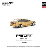 (Pre-Order) 1:64 Toyota AE86 RWB -- Gold -- Pop Race