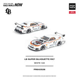 (Pre-Order) 1:64 Mazda RX7 (FD3S) LB-Super Silhouette -- #41 White -- Pop Race
