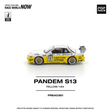 (Pre-Order) 1:64 Nissan Silvia S13 PANDEM -- 2020 D1 LIghts Yellow/White -- Pop Race