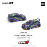 1:64 Toyota GR Yaris Pandem Rocket Bunny -- Purple EVA RT Type-08 -- Pop Race