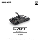 (Pre-Order) 1:64 McLaren F1 -- Carbon Edition -- Pop Race