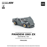 (Pre-Order) 1:64 Datsun 280ZX PANDEM -- Gun Metal Grey -- Pop Race