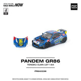 (Pre-Order) 1:64 Toyota GR86 PANDEM -- Tengku Djan Ley -- Pop Race