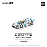 (Pre-Order) 1:64 1991 Le Mans 24h -- #18 Mazda 787B -- Pop Race