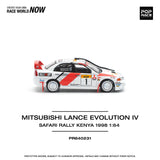 1:64 1998 Safari Kenya Rally -- #1 Mitsubishi Lancer Evo IV (4) -- Pop Race
