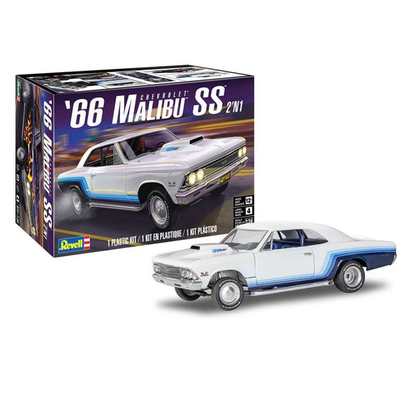 1:24 1966 Chevrolet Malibu SS -- PLASTIC KIT -- Revell 14520