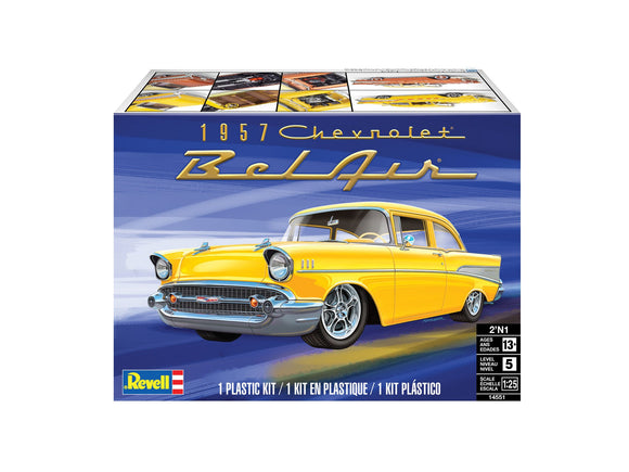 1:25 1957 Chevrolet Bel Air -- PLASTIC KIT -- Revell 14551