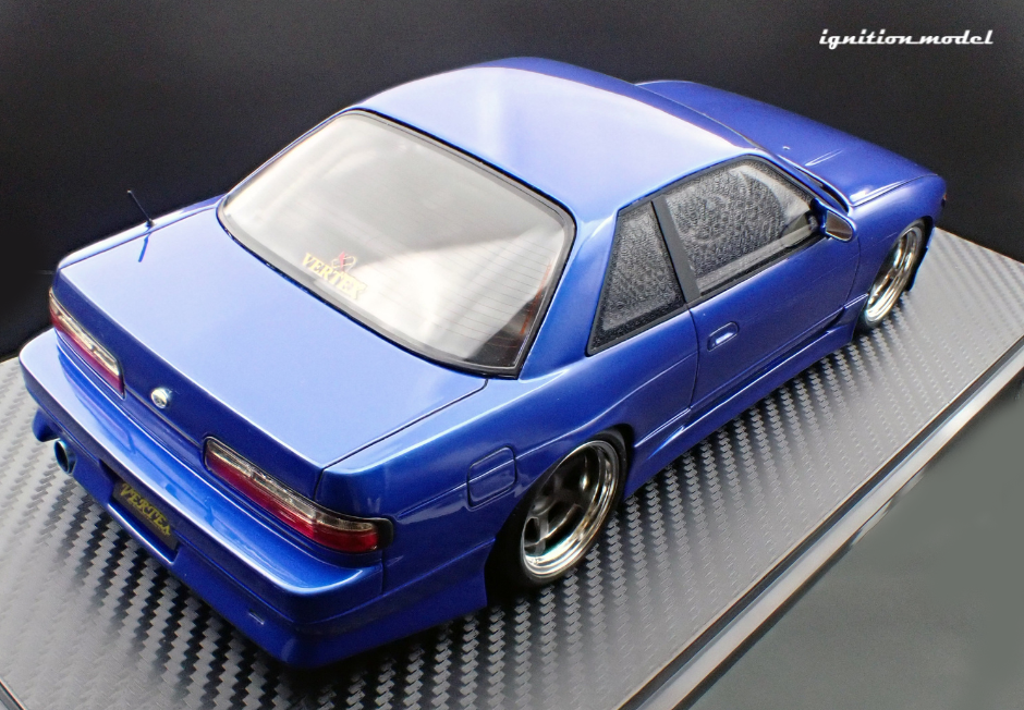 1:18 Nissan S13 Silvia VERTEX -- Blue Metallic -- Ignition Model IG358