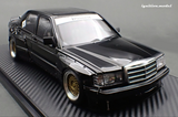 1:18 Mercedes-Benz W201 190E PANDEM -- Black -- Ignition Model IG3769