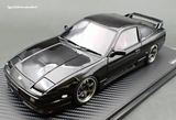 1:18 Nissan 180SX Type X (RPS13) -- Black -- Ignition Model IG3767
