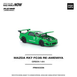 (Pre-Order) 1:64 Mazda RX-7 (FC3S) RE-AMEMIYA -- Green -- Pop Race
