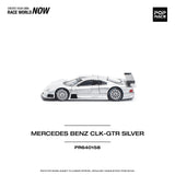 1:64 Mercedes-Benz AMG CLK GTR -- Silver -- Pop Race