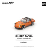 (Pre-Order) 1:64 Singer Targa "Porsche 911" -- Bronze Chrome -- Pop Race