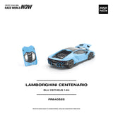 (Pre-Order) 1:64 Lamborghini Centenario -- Blu Cepheus (Blue) -- Pop Race