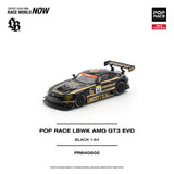 (Pre-Order) 1:64 Mercedes-AMG GT3 Evo -- Black Liberty Walk -- Pop Race