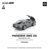 (Pre-Order) 1:64 Datsun 280ZX PANDEM -- Gun Metal Grey -- Pop Race