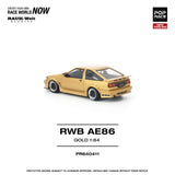 (Pre-Order) 1:64 Toyota AE86 RWB -- Gold -- Pop Race