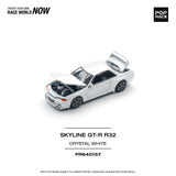 1:64 Nissan R32 Skyline GTR -- White -- Pop Race