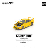 (Pre-Order) 1:64 Honda Integra DC2 MUGEN -- Yellow -- Pop Race