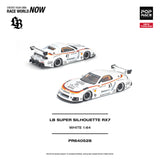 (Pre-Order) 1:64 Mazda RX7 (FD3S) LB-Super Silhouette -- #41 White -- Pop Race