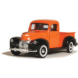 1:18 1940 Ford Pickup -- Orange / Black -- MotorMax: Timeless Legends