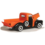 1:18 1940 Ford Pickup -- Orange / Black -- MotorMax: Timeless Legends