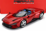 1:18 Ferrari Daytona SP3 Spider -- Rosso Magna Metallic Red -- Bburago Signature