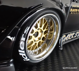 1:18 RWB 997 GT3 (Porsche 911) -- "Dark Star" Black -- Ignition Model IG3625